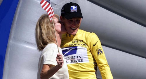 Lance Armstrong y su mamá Linda