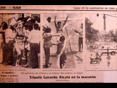 Gerardo Alcalá - Maratón Ciudad de México 1984