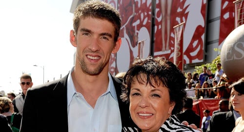 Michael Phels y su mamá