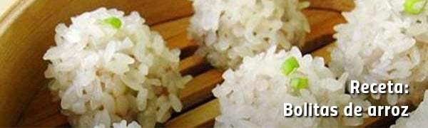 Bolitas de arroz rellenas