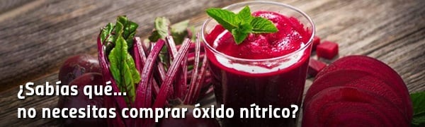 ¿Sabías que..., no necesitas comprar óxido nítrico?