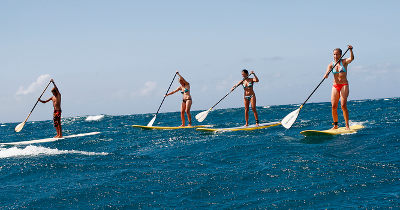 Stand up paddle bourding