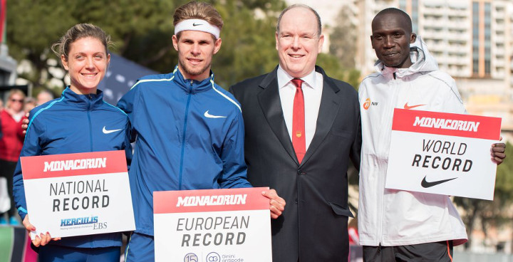 Liv Westphal, Jimmy Gressier y Joshua Cheptegei