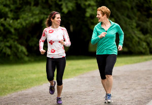 Trotando y platicando