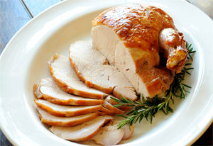 pechuga de pavo asada